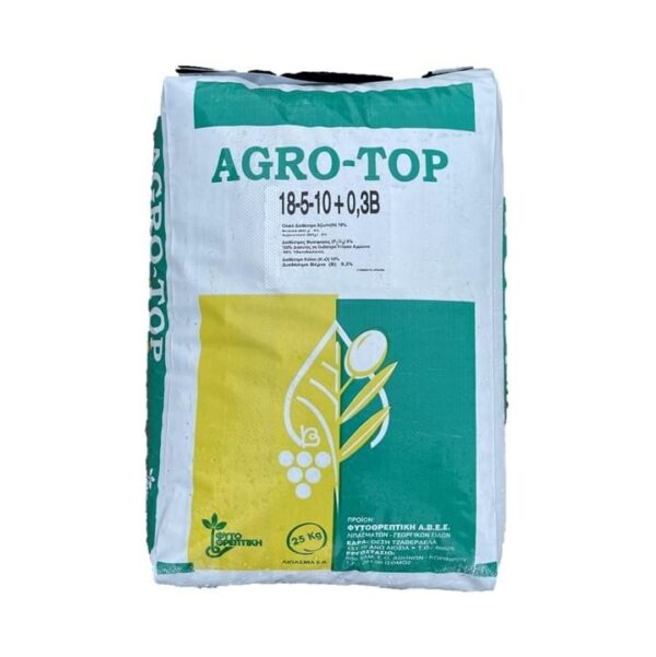 AGROTOP 18-5-10+0,3Β 25KG